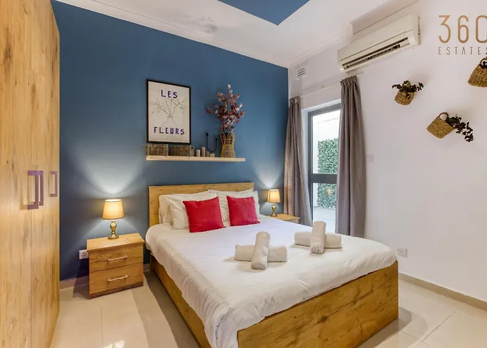 Modern 2br With Backyard In Vibrant St Julians By 360 Estates Lejlighed *