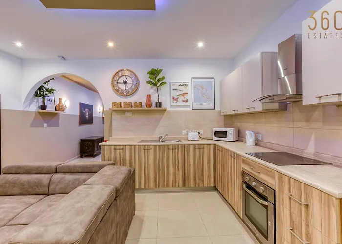 Lejlighed Modern 2br With Backyard In Vibrant St Julians By 360 Estates Saint Julian's