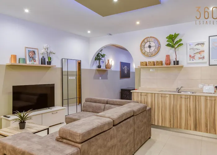 Lejlighed Modern 2br With Backyard In Vibrant St Julians By 360 Estates