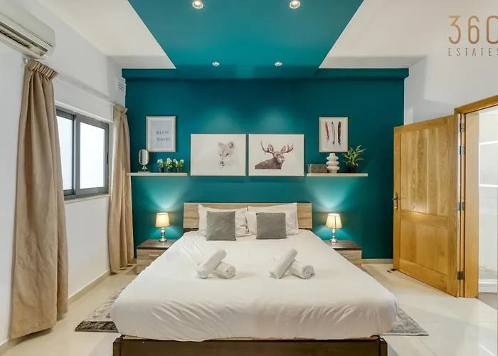 Modern 2br With Backyard In Vibrant St Julians By 360 Estates Διαμέρισμα